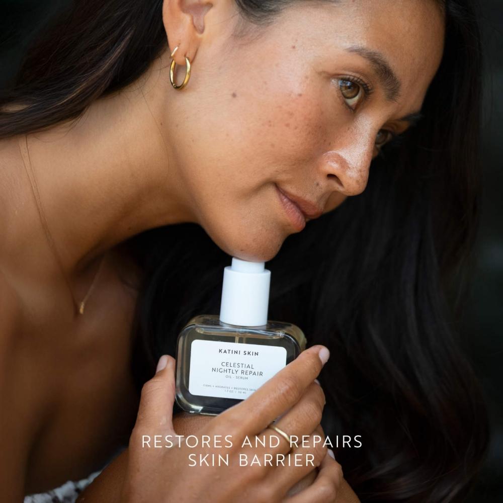 Katini Skin Celestial Nightly Skin Repair Oil Serum 1.7 Oz 50 Ml