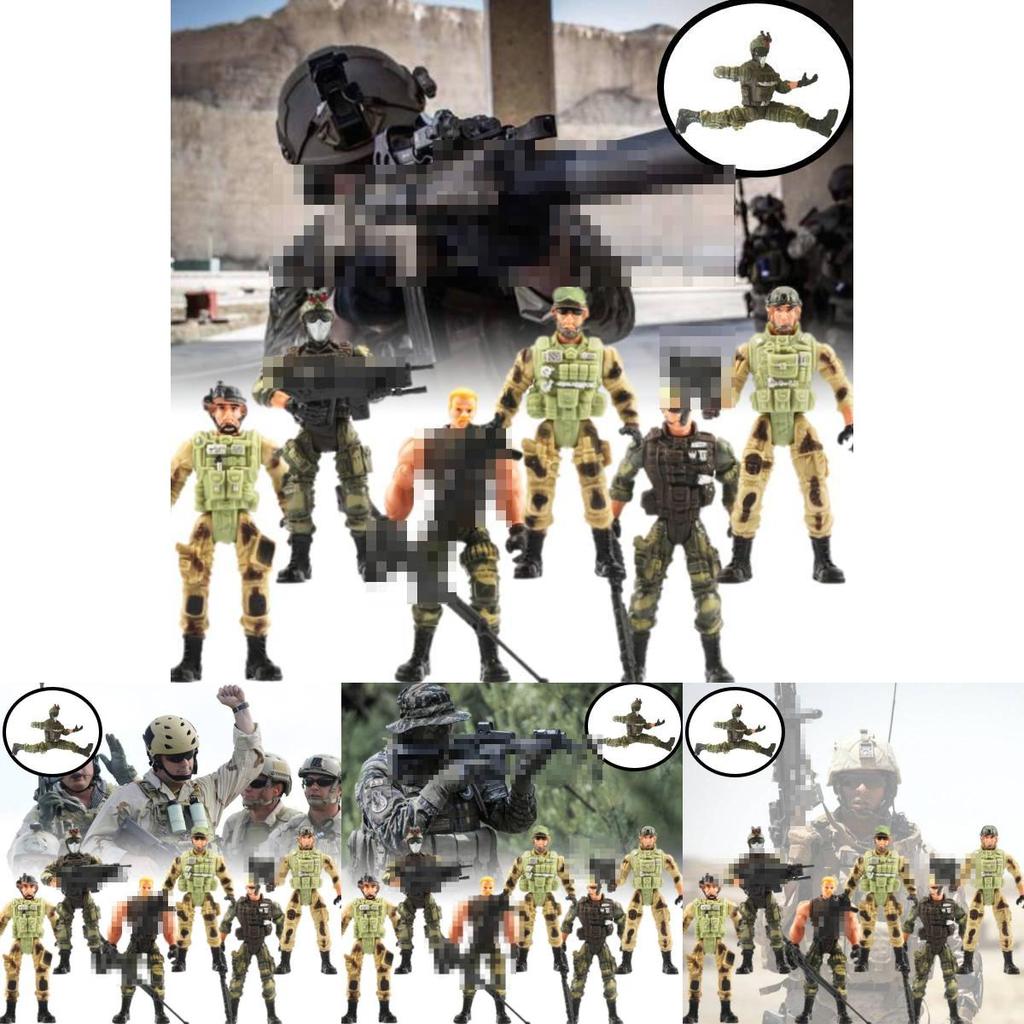 10cm Cross-border Military Action Figure With Articulated Joints Ideal For Collectors And Displays