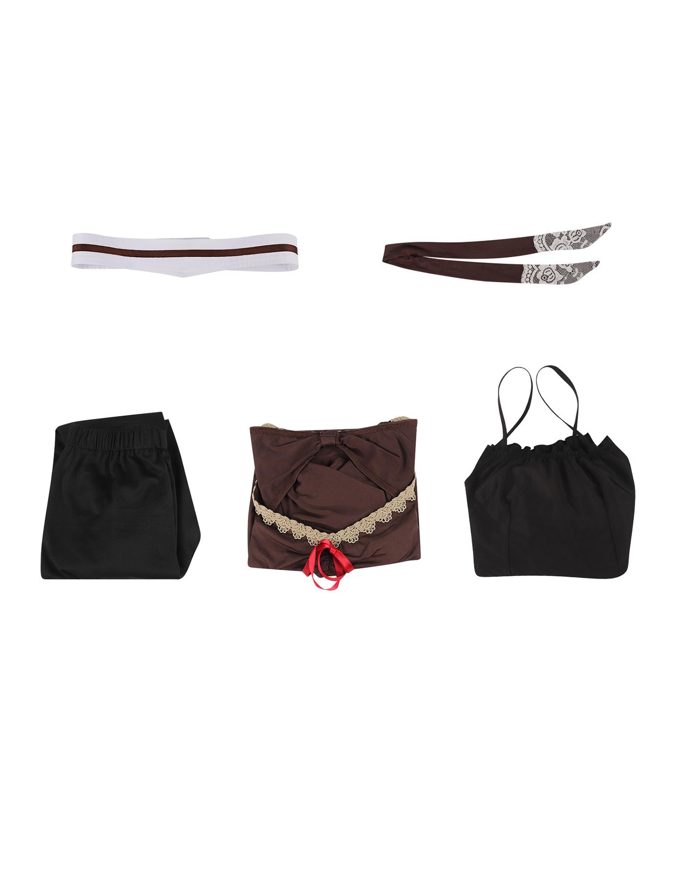 Fatal Frame Mio Amakura Cosplay Kostuum Spel Tweelingzus Outfit Halloween Carnavalfeest Kerstspel XL black
