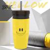 Dua Layer Twist Mug Cup Portable Twizz Leak-Proof Travel with Straw Dual-layer Insulated Hot And Cold Drink Container Silicone Design Hot/Cold