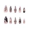 Le Fan Gothic cross letter wearing nail art fake nails Spice girl cool spicy nail piece nail piece wholesale