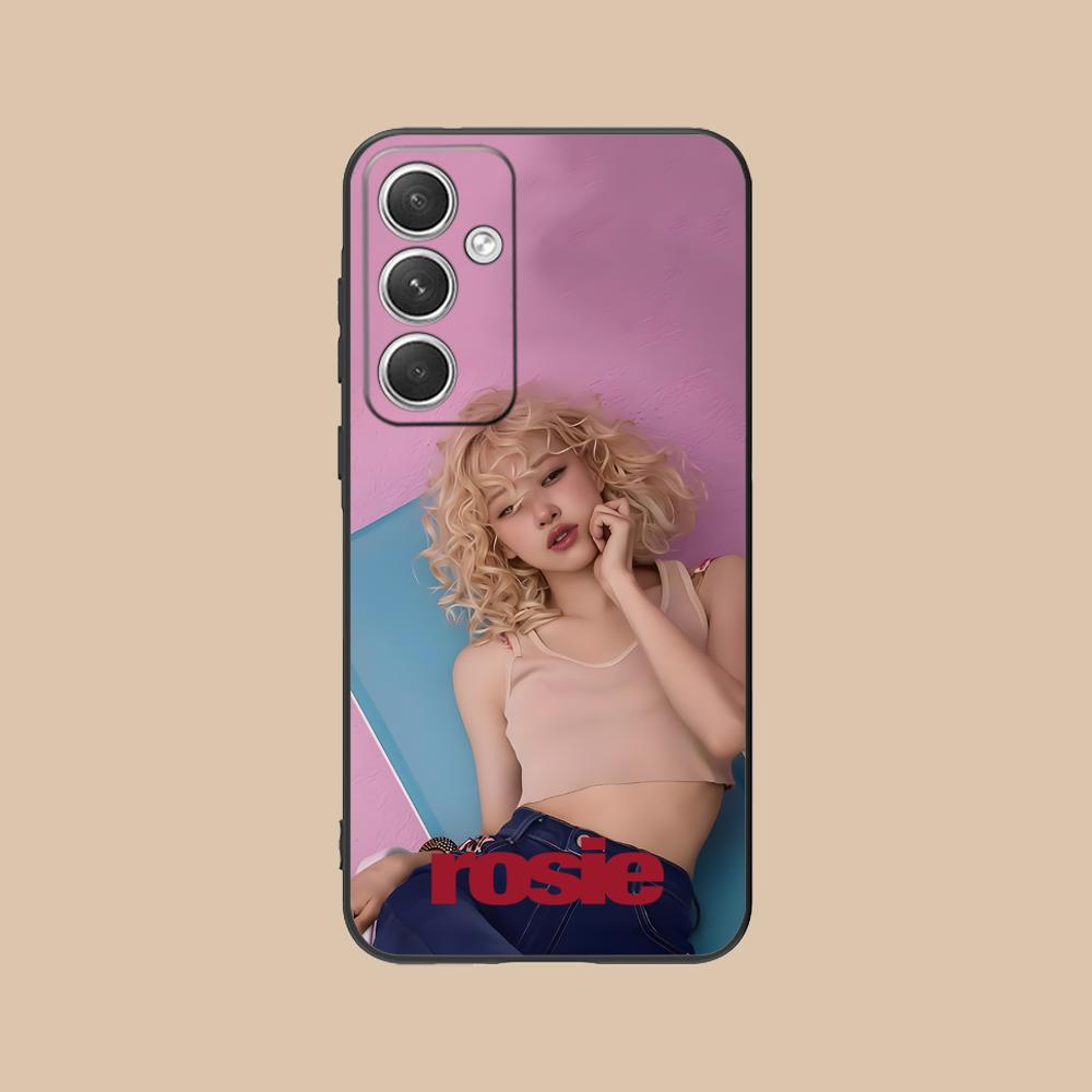 KPOP Rosie LaLisa Jennie Phone Case for Samsung Galaxy S25 S24 S23 S22 S21 S20 Note20 Plus FE Ultra Colour Printing Pretty Cover Galaxy Note20 Ultra
