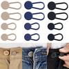4/12-Pack Button Waist Expanders, No-Sew Adjustable Jean Extenders, 1-1.4 Inch Extra Space, Unisex for Pants Jeans, Multi Colors