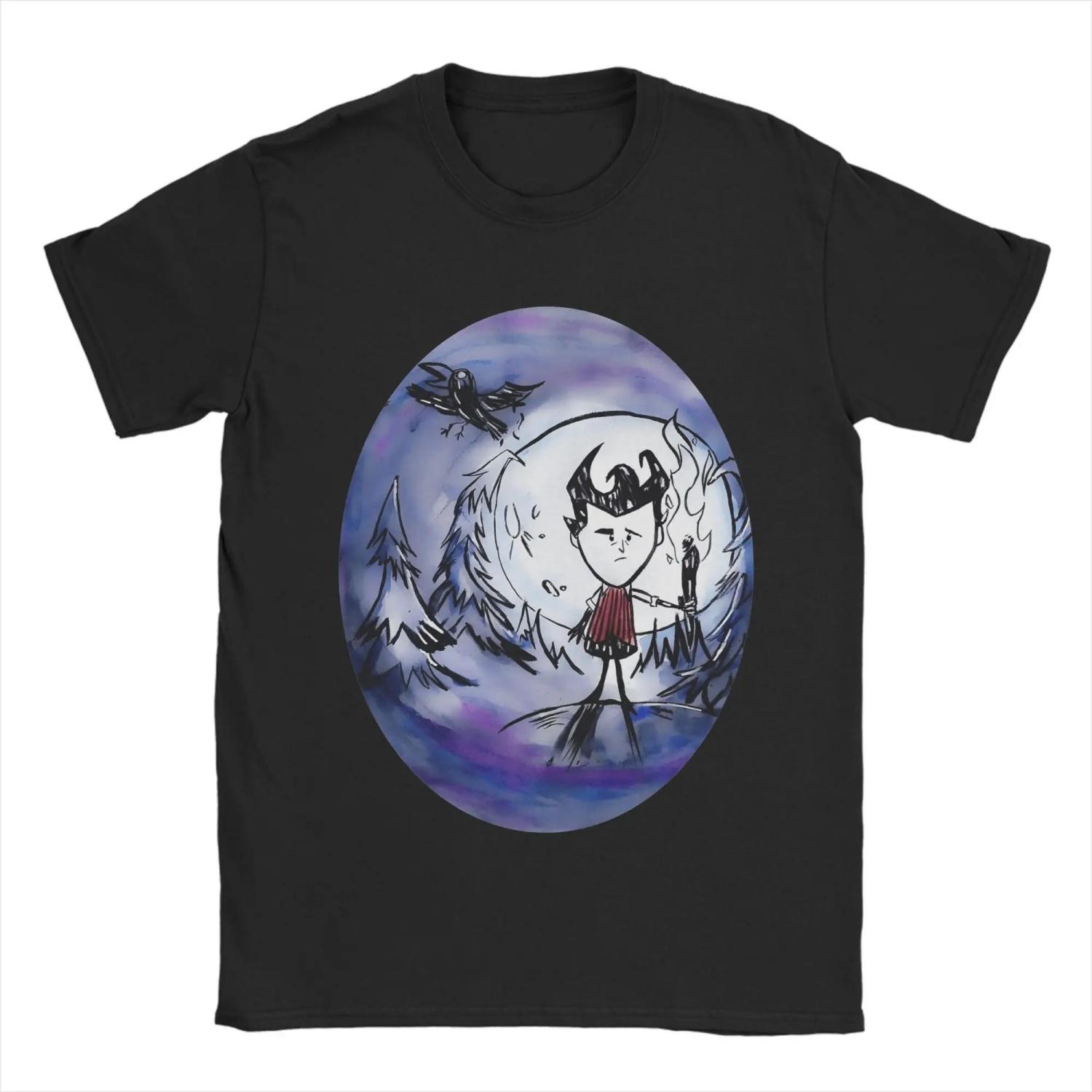 

Don t Starve Together Men s T Shirts Vintage Tees Short Sleeve Crew Neck T-Shirts Cotton Original Clothing XXXL