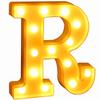 Marquee Lights LED Lights In the Shape of Letters and Numbers Dry Initial Lights Decorations Alphabet Events Weddings Parties Gift (R)