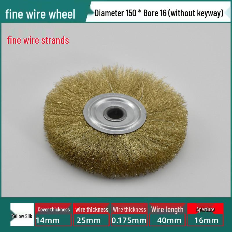 Stainless Steel Wire Brush Wheel for Sanding, Rust Removal, Deburring, Polishing, Grinding