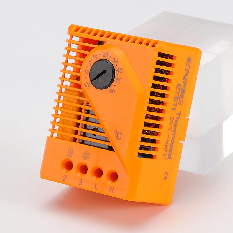 Industrial Climate Control Cabinet: ETS11 Electronic Temperature Controller & Switch for Fan Heater