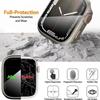 Glas + Hülle für Apple Watch S10 42 mm 46 mm Displayschutzfolie/Schutzhülle mit integriertem Ultra Bumper Case für iWatch Series 10 987654SE
