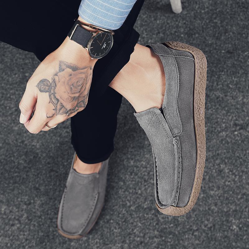 Fashion Men's New Comfort Loafer Shoes Lightweight Soft Sole Breathable Slip-On Walking Shoes Walk Sneakers Daily Commute Casual Shoes