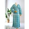 New Year's Large Size Super Immortal V-Neck Floral Dress Seaside Holiday Beach Dress Loose Long Skirt