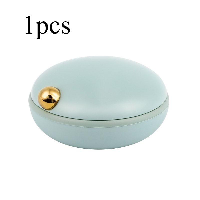 

1/2pcs Portable Sealed Pill Box Pill Packaging Storage Box Medicine Box Portable Pill Box Suitable for Daily Use світло-синій колір