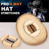 Hutdehner 4-Wege, Hutdehner für Fitted Hats Größe 6 7/8 bis 8 1/2, Hutspanner, Robuster Hutverlängerer
