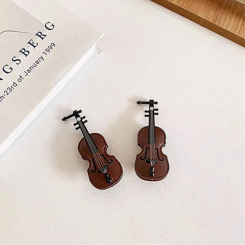 Mini Side Clip Creative Violin Hair Clips For Women And Girls To Fix Hair Barrettes Hair Accessories Headwear Cosplay Decor Gift
