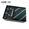 Paisley Men'S Tie Square Cuff Tie Clip Gift Box Set Business Casual Tie Black Gift Box