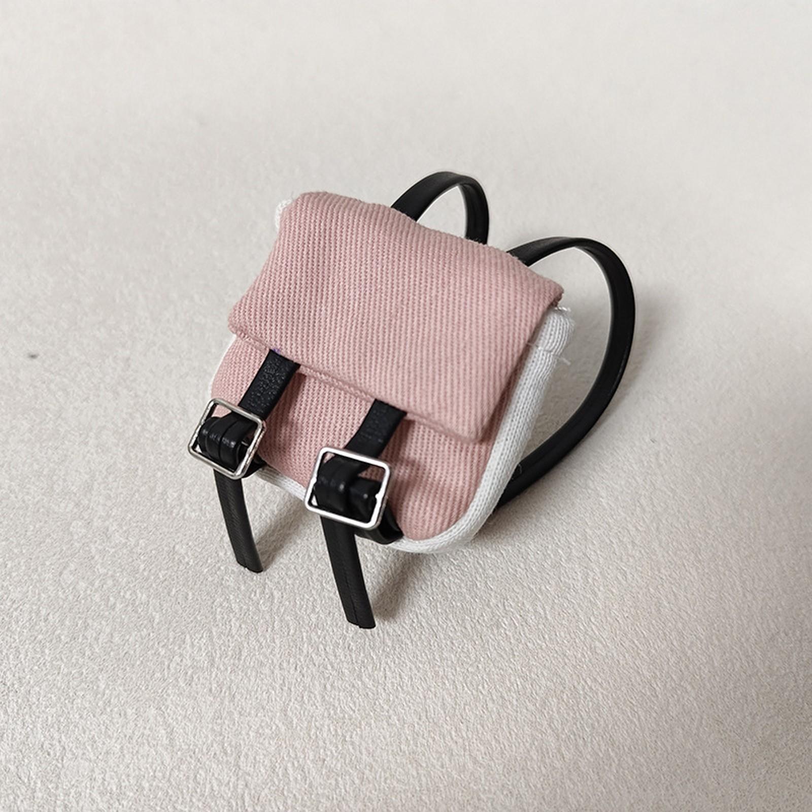 

Cute Dress Up Accessories, Miniature Backpack For 17cm Dolls, Doll Accessories Pack For 17cm And 15cm One Size рожевий