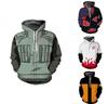 Hokage Ninjia Anime Hoodie Lässige Langarm Pullover Für Stilvollen Komfort UK