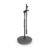 Gravity Microphone Stand, Short Boom, Two-Stage Boom, Round Base, Black, GMS2222B
