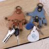 Novelty Leather Keychain Buckle Hand Keychain Holder Fashion Hand Shape Pendant Bag/key Decor