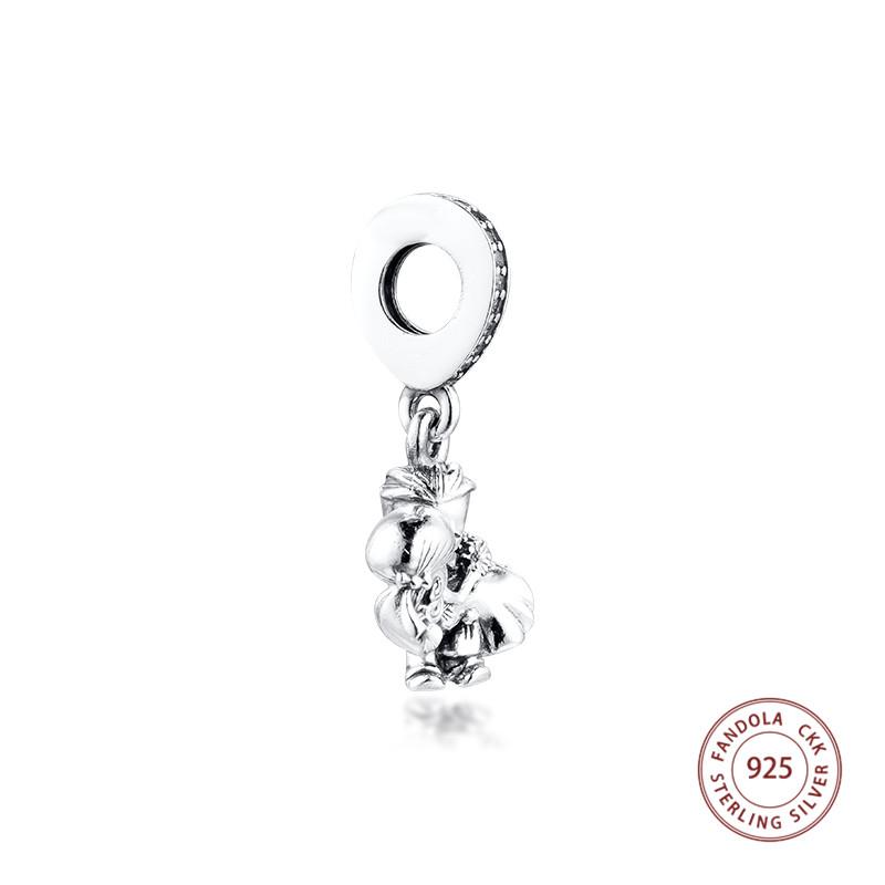 Fits Europe Bracelet 925 Original Married Couple Dangle Charms S925 Sterling Silver Beads DIY Jewelry Making Bijoux Femme