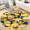 Minions Office Round Area Rug, Under Office Chairs Bedroom Living Room Home Decor  a1022157