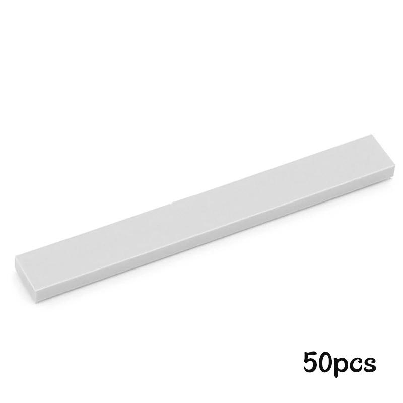 50pcs Smooth 1x8 DIY Building Blocks Figure Bricks 10Colors Educational Creative Size Compatible With 4162 Toys for Children