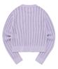 COVERNAT WOMAN Crochet Knit Lavender