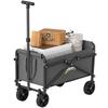 41L Festival Trolley On Wheels, Compact Garden Folding Trolley Cart