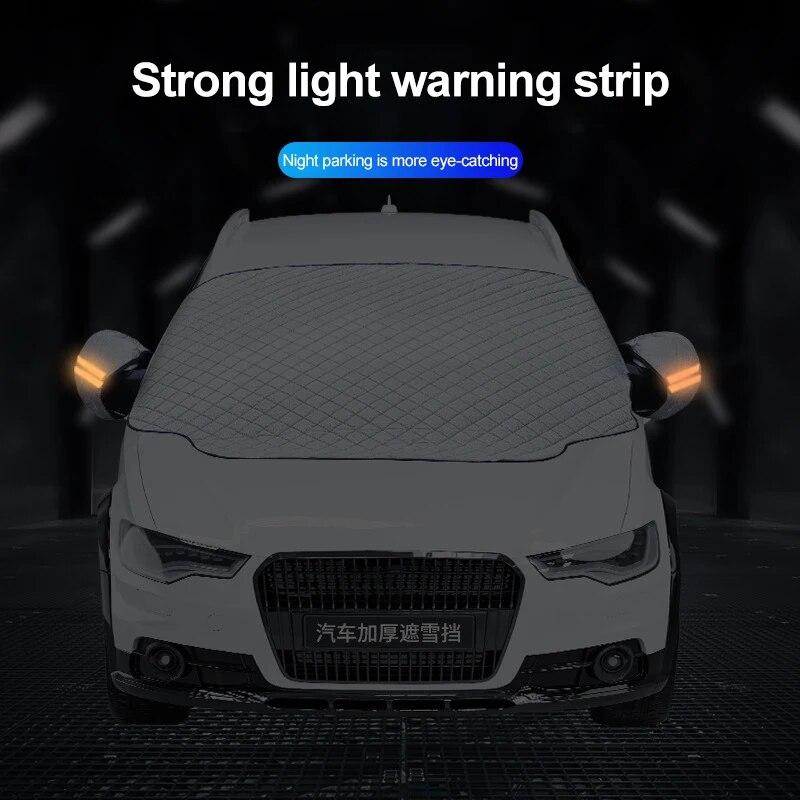 Frost Shield Effective Thickened Material Snow And Ice Prevention Universal Fit Sun Protection Windshield Cover Durable Stylish