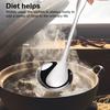 Stainless Steel Hotpot Soup Ladle Spoon Strainer Scoops Durable Slotted Spoon Rust-Proof Skimmer Spoon for Kitchen Cooking Utensil Banquets Picnics