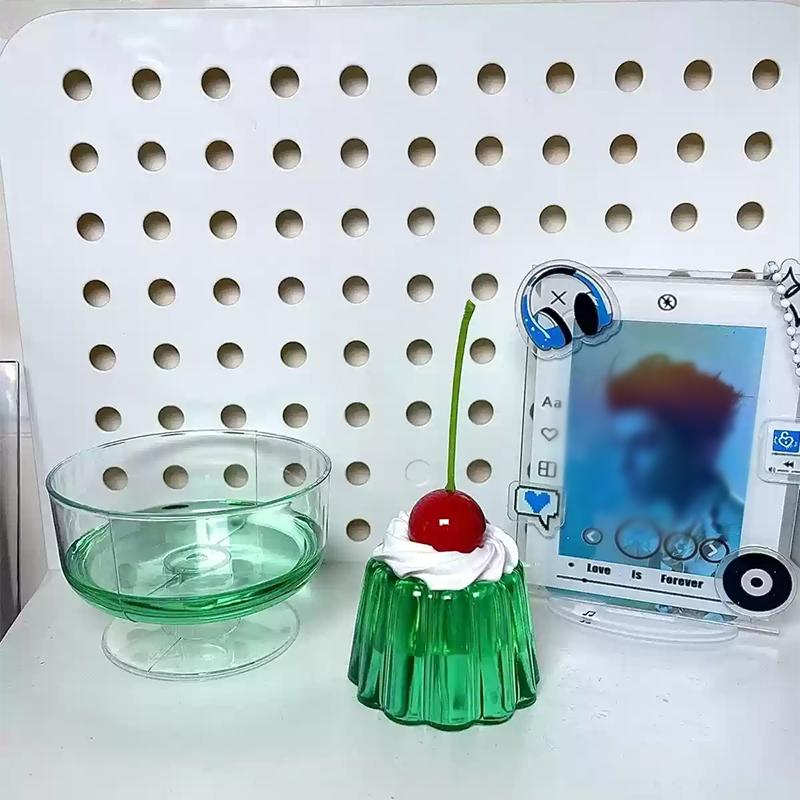 Showa Style Tea Ornaments Ancient Honeydew Melon Soda Jelly Cute Girl Dripping Glue Finished Product 2D Photo Props Green Gift