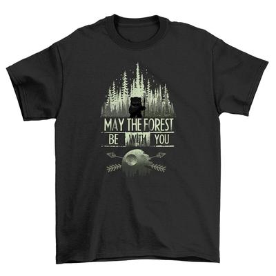 Che la Foresta sia con te - Maglietta Divertente sulla Natura, 100% Cotone, Design Unisex fo
