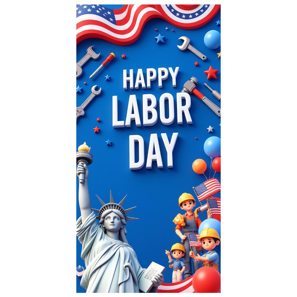 Party Decoration Banner Fabric Celebration Banner Patriotic Design Event Decoration for Patriotic Event American Holiday