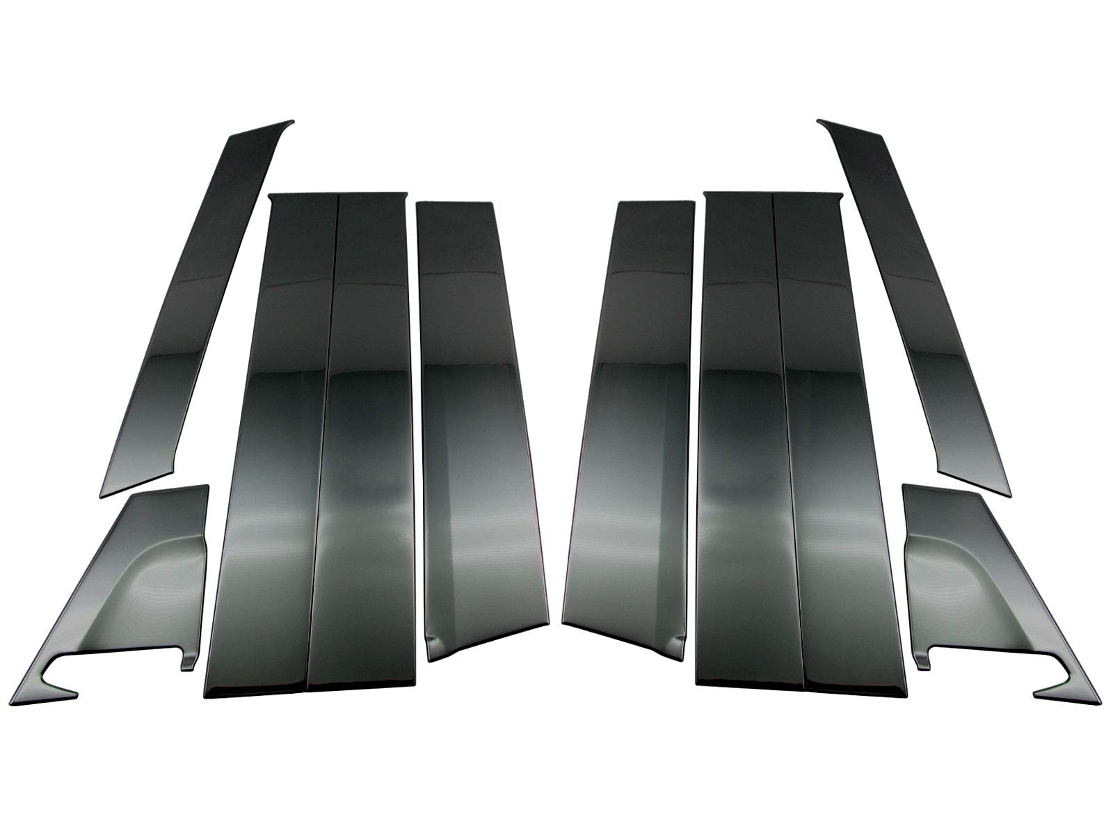 

BRIGHTZ Отделка Нержавеющая сталь Черное покрытие Накладки на стойки для Dayz Roox B21A Козырек Сверхзеркальные (Не требуется) (10 кусочков) [ПИЛ-БЛА-398] чёрный