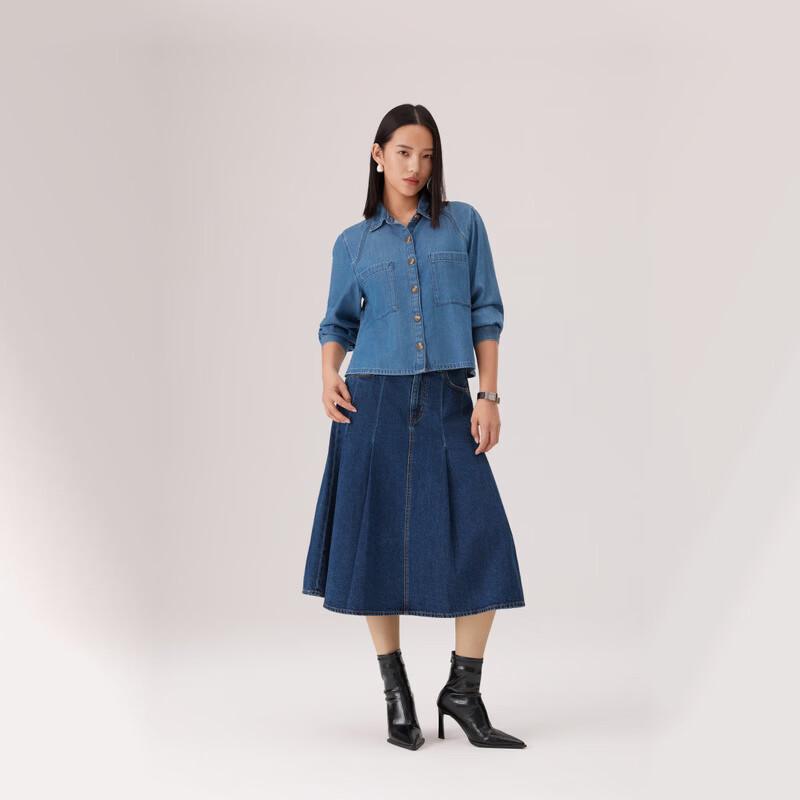 Levi's Women's Ice Cool Retro Workwear Denim Shirt