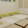 Removable Waterproof Floral Wall Sticker for Living Room Bedroom Bathroom Decoration As Skirting Board or Border