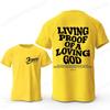 Men's Fashion Summer T-shirts Christian Jesus Creative Graphic Printed Tshirt Casual Sports Short Sleeve T-shirt Jesus Saves Top
