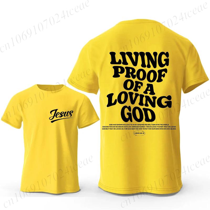 Men's Fashion Summer T-shirts Christian Jesus Creative Graphic Printed Tshirt Casual Sports Short Sleeve T-shirt Jesus Saves Top