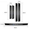 ·5Pcs Car Door Sticker Threshold Anti Scratch Decals Accessories For VW GTI Polo Golf Passat Tiguan Arteon Touareg Taigo CaddyNB3