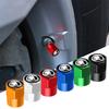 WOHE7 4Pcs Metal Car Wheel Tire Air Valve Dust Caps Rim Accessories For Skoda Kodiaq Octavia Fabia Karoq Enyaq Kamiq Superb Scala VRS