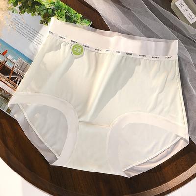 Intimo da Donna Taglie Forti Fresco Seta di Ghiaccio Vita Alta Cotone Puro 7A Antibatterico Cavallo Lieve Profumo Traspirante Senza Cuciture