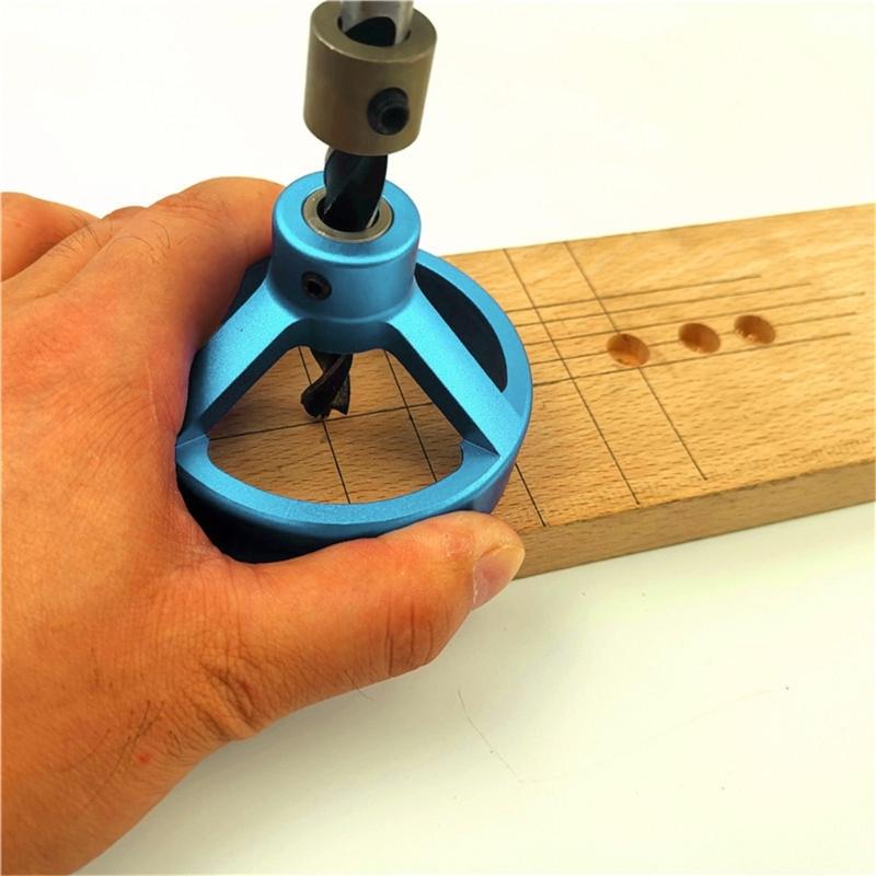 Woodworking Doweling Hole Jig Hole Puncher Locator Self-centering 5-10mm Woodworking Tool Drill Guide Wood Locator Jig