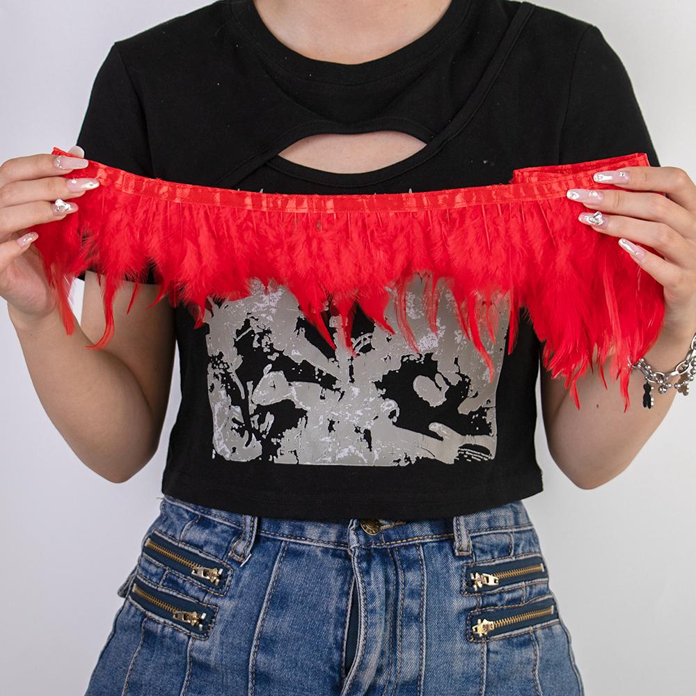 1 Meter Mint Green Saddle Rooster Feather Fringe Trim 10-15CM Pheasant Feathers Ribbon for Crafts Party Dress Plumes Decoration