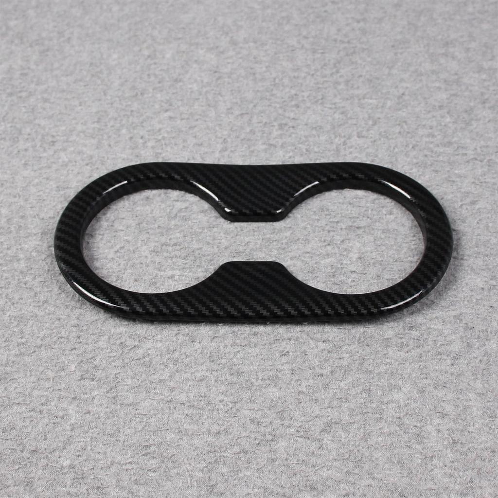 RUIQ Mazda KH Series Dedicated Interior Rear Seat Drink Holder Cover Garnish Fiber Black CX-60 (Carbon Specification)