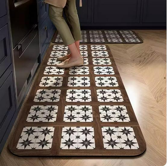 New Chinese Style Non-Slip Diatom Mud Tea Mat: Absorbent, Anti-Scalding Kitchen Drain and Insulation Pad