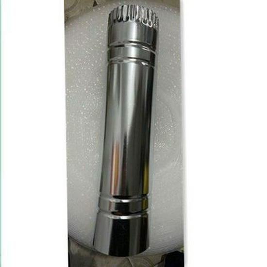 Galvanized Iron Wood Stove Chimney Ventilation Pipe - 3-Way for Kitchen and Fireplace
