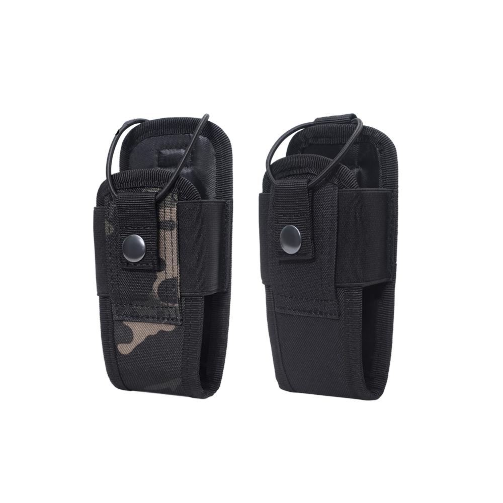 1000D Molle pouzdro na vysílačku Walkie Talkie, kapsa na opasek, držák, přenosné pouzdro na interkom, taška na nošení pro lov, kempování