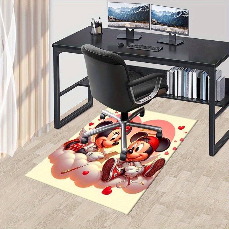 

Office Carpet, Under Chair Rug, Gift for Home Decor, Cute Mouse Couple Design, Heart-Shaped Background, Romantic Atmosphere, Soft and Warm F 60cm by 90cm