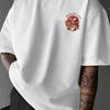 Nuova T-shirt Estiva da Uomo con Fantasia Polpo Trendy e alla Moda Versatile e Adatta per l'Uso Quotidiano Casual Cotone Puro