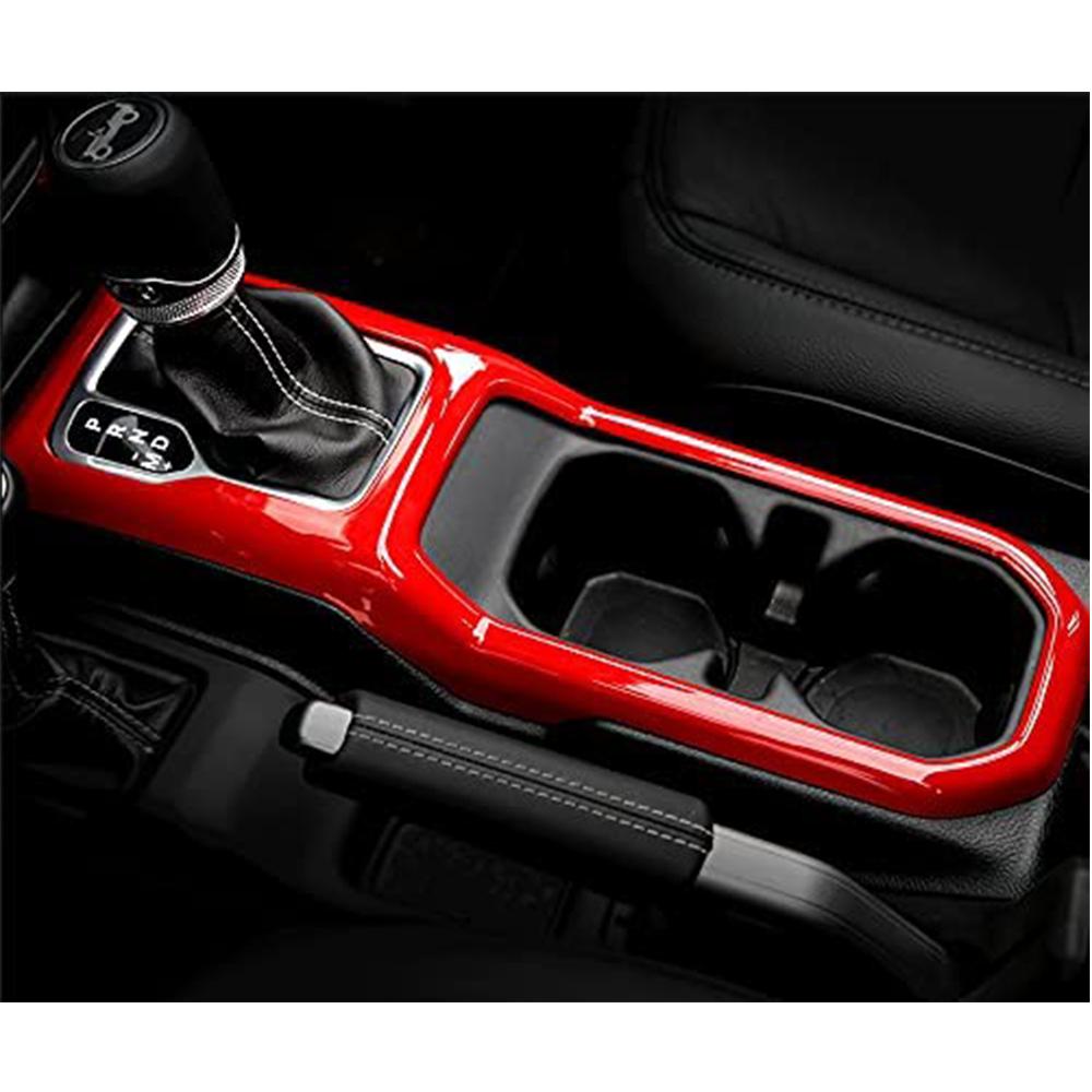 Pentru Jeep Wrangler JL JLU 2018-2021, panou de control central al vitezelor de schimbare a vitezelor, capac de protecție pentru consolă centrală, ornamente de turnare