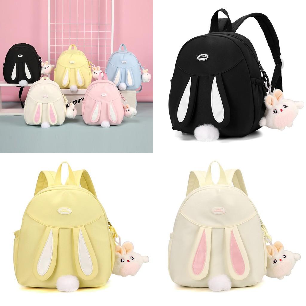 Lovely And Versatile Nylon Bunny Backpack For Preschoolers Lightweight And Easy To Carry